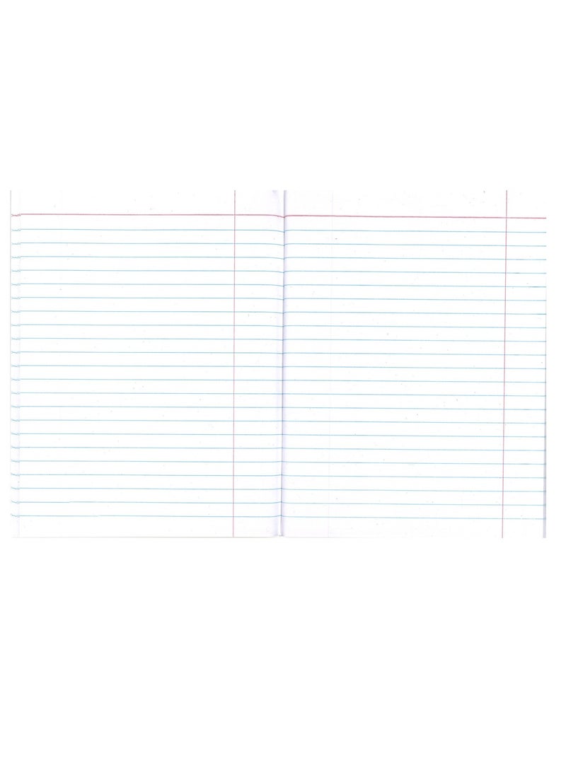 Psi - 6-Piece Single Lined Exercise Notebook With Right Margin 160 Pages A5 Size - Image 1
