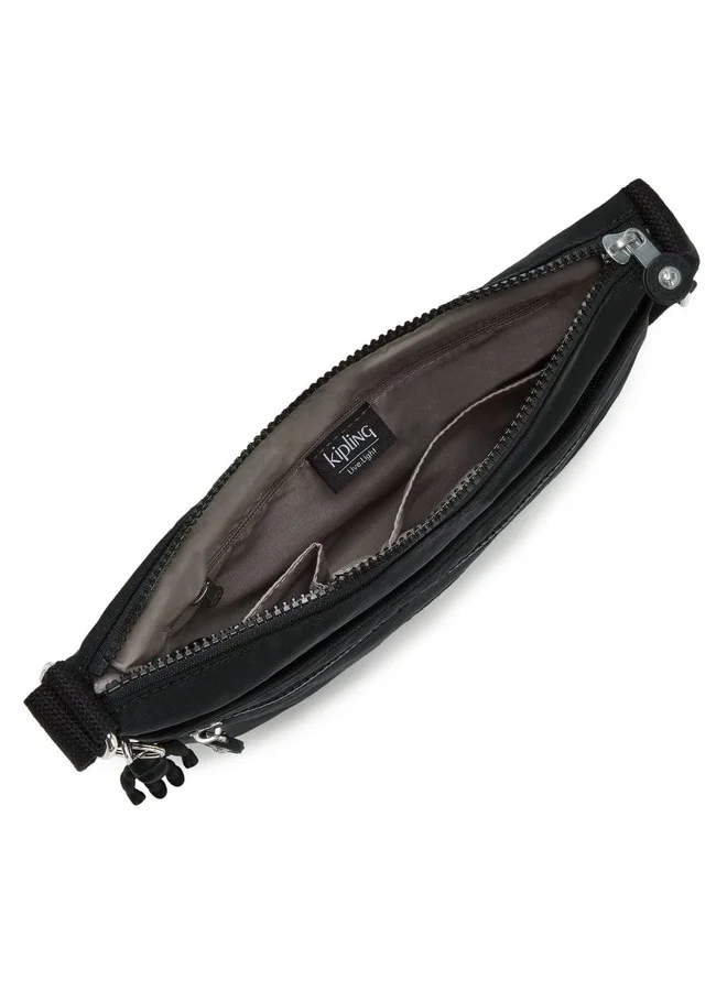 kipling Medium Crossbody Female Black Noir Arto