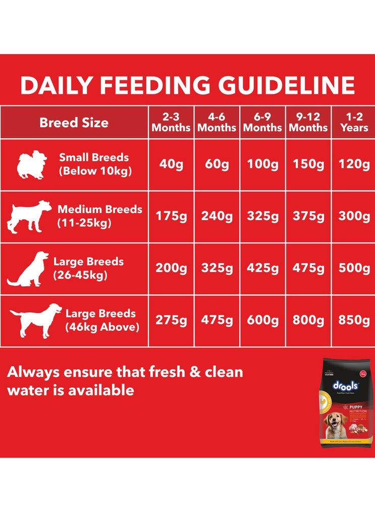 Drools طعام جاف للكلاب الجراء دجاج وبيض - Image 5