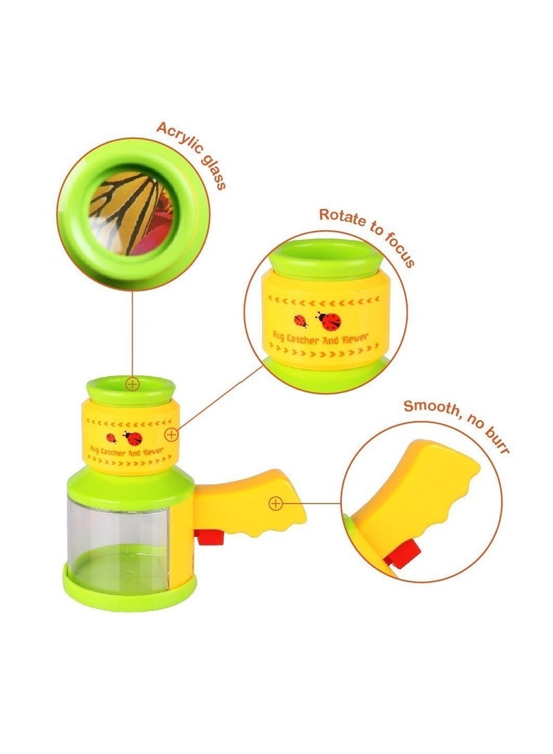 SOLARAE Kids Bug Catcher and Viewer Microscope Kit, Nature Exploration Toys for Backyard Adventures, Insect Magnifier for Preschool STEM Learning, Perfect for Boys and Girls. - Image 2