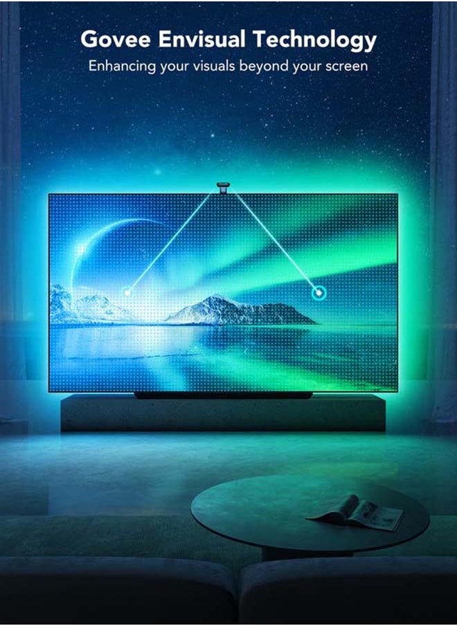 Govee - Govee Envisual TV Backlight T2 55-65 Inches 12 Volt 25 Watt Multicolor 3.6 Meters - Image 1