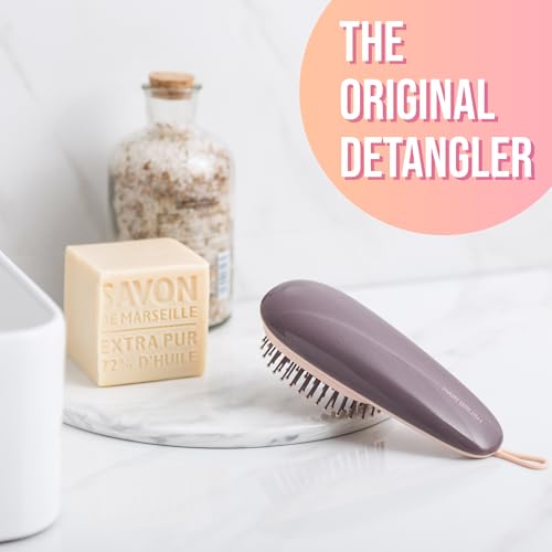 HOOPOES Mini Hair Brush for Men, Women & Kids - Detangling Hair Brush - Ultra-Soft IntelliFlex Bristles Brush for Natural, Curly, Straight, Wet or Dry Hair (Regular) - Image 2