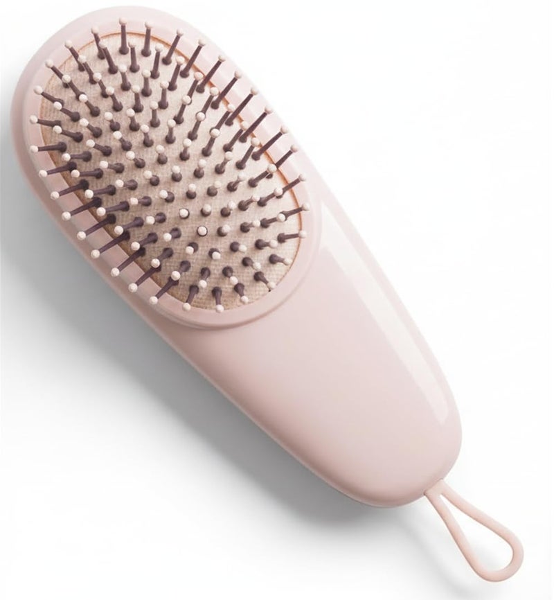 HOOPOES Mini Hair Brush for Men, Women & Kids - Detangling Hair Brush - Ultra-Soft IntelliFlex Bristles Brush for Natural, Curly, Straight, Wet or Dry Hair (Regular) - Image 1