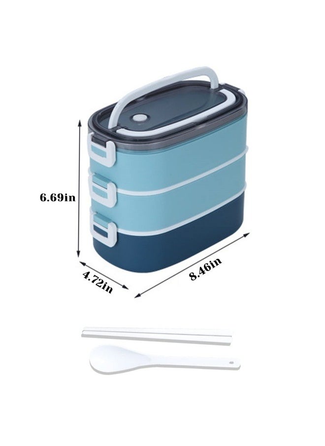 GGEROU - Bento Lunch Box with Bag Bento Box Adult Stainless Steel Lunch Box Food Container with Utensils and Handle Bento Box Adult Lunch Box Lunch Box for Kids and Adults - Image 1