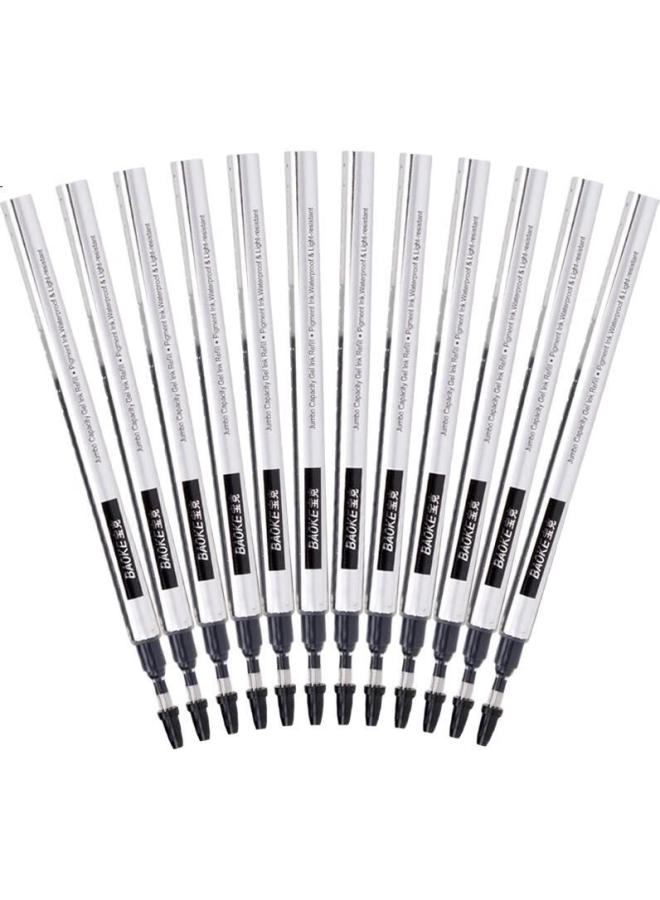 Baoke (Baoke) Ps2220 1.0Mm Black Large Capacity Neutral Pen Refill Water Pen Signature Pen Replacement Core 12Pcs/Box - Image 2