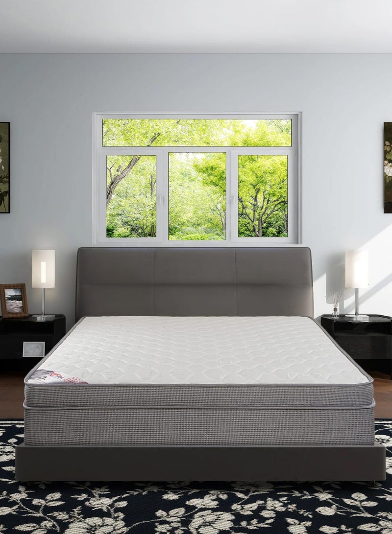 Galaxy Design مرتبة جالاكسي ديزاين بنل الربيع، قماش محبوك، رغوة مغلفة، راحة، حجم كينغ W180 x L200 x H23 سم، ضمان علامة تجارية 5 سنوات - Image 1