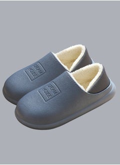 Waterproof Warm Cotton Bedroom Slippers for Men