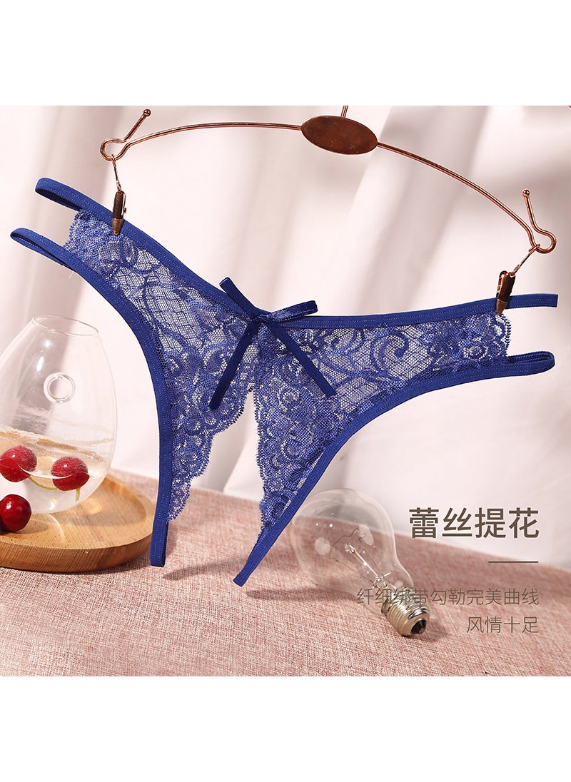 Generic - Lace G-String Thongs Breathable Low-Rise Hollow Panties 233 White - Image 1