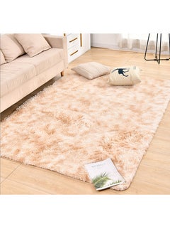 WangPangZi Fuzzy Area Rug – Plush Khaki Carpet for Bedroom, Living Room, Kids Nursery & Dorm Room  - Image 1