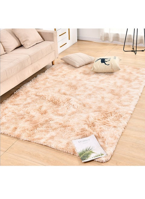 Fuzzy Area Rug – Plush Khaki Carpet for Bedroom, Living Room, Kids Nursery & Dorm Room