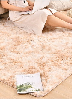 WangPangZi Fuzzy Area Rug – Plush Khaki Carpet for Bedroom, Living Room, Kids Nursery & Dorm Room  - Image 5