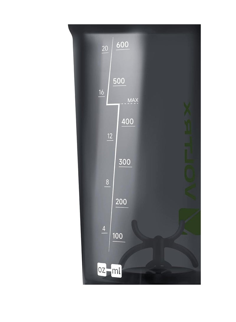 VOLTRX Shaker Bottle, Gallium Usb C Rechargeable Electric Protein Shake Mixer, Shaker Cups For Protein Shakes And Meal Replacement Shakes, Bpa Free, Made With Tritan, 24Oz - Image 2