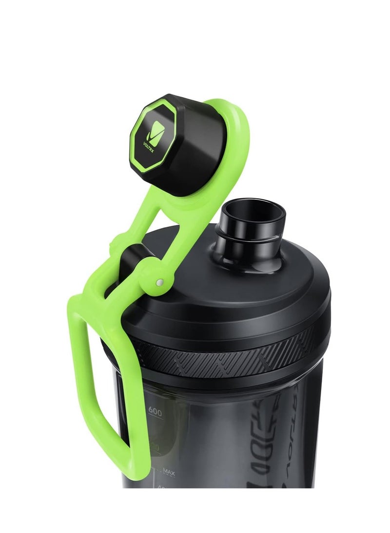 VOLTRX Shaker Bottle, Gallium Usb C Rechargeable Electric Protein Shake Mixer, Shaker Cups For Protein Shakes And Meal Replacement Shakes, Bpa Free, Made With Tritan, 24Oz - Image 4