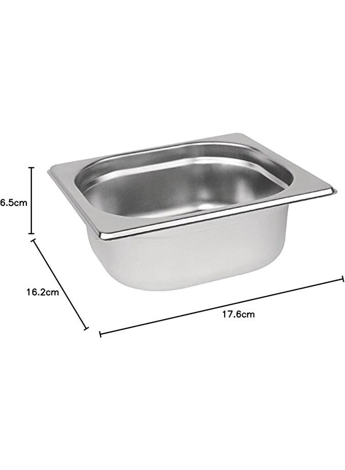 شركة صوفيا للتبريد صينية/مقلاة GN، مقاس 1/6، 6.5 سم - Image 2