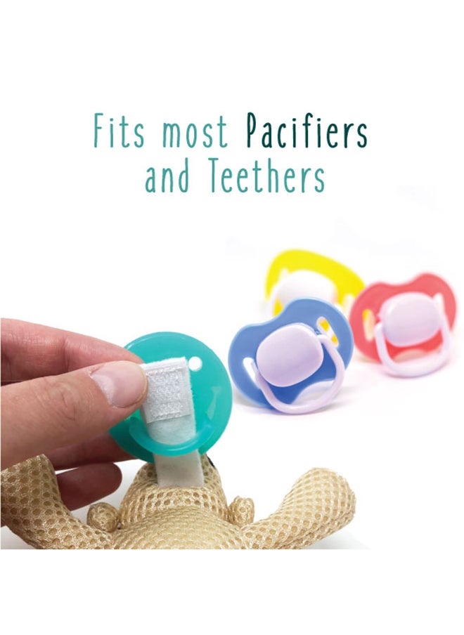 Babyworks Pacifier Friend With Pacifier - "Bud" Puppy  - Image 4