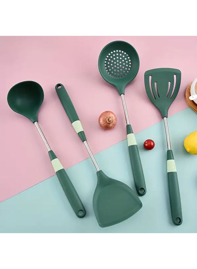 2pcs Premium Cooking Utensil Set with Spatula and Soup Ladle Flexible Heat Resistant Silicone - Image 5