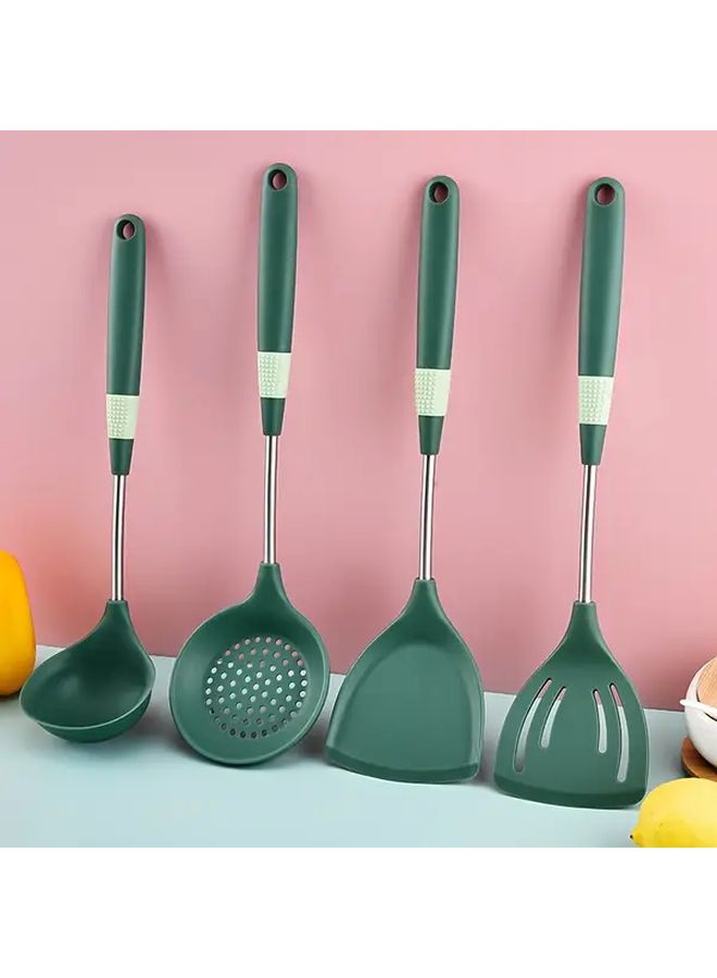 2pcs Premium Cooking Utensil Set with Spatula and Soup Ladle Flexible Heat Resistant Silicone - Image 4