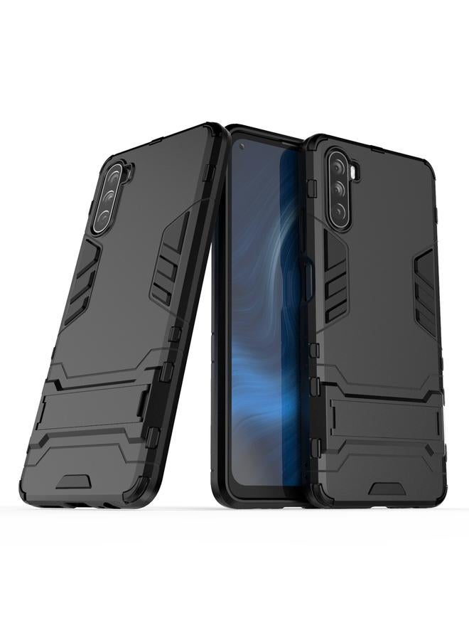 اس-توب جراب لهاتف Huawei Maimang 9 PC + جراب واقٍ مقاوم للصدمات من مادة TPU مع حامل - Image 1