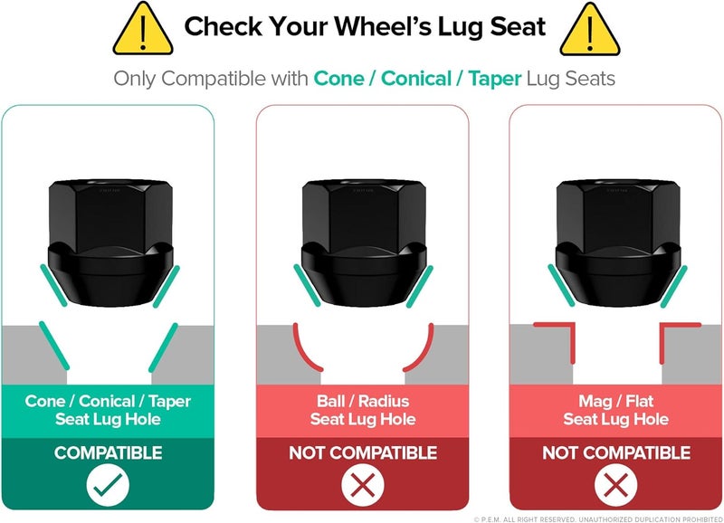 StanceMagic صواميل العجلات المفتوحة السوداء StanceMagic 20 قطعة - Image 4