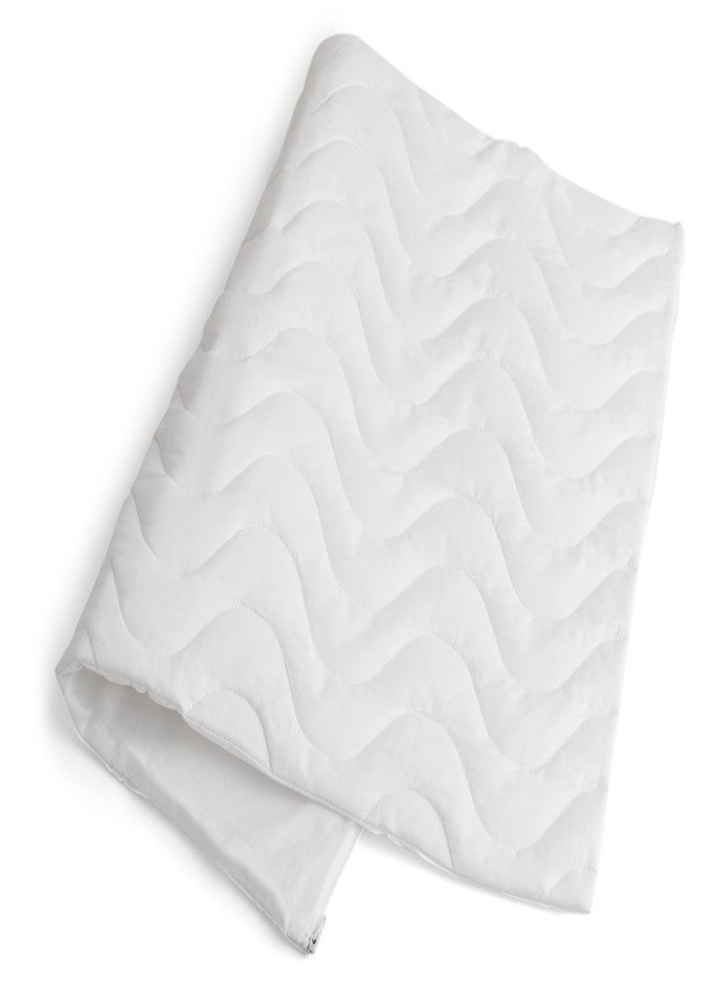 Mediflow Quilted Pillow Protector: Zippered Protection from Dust and Allergens, Adds a Layer of Luxury and Comfort - Image 1