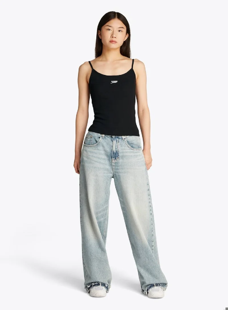 TOMMY JEANS Ribbed Slim Spaghetti Strap Top