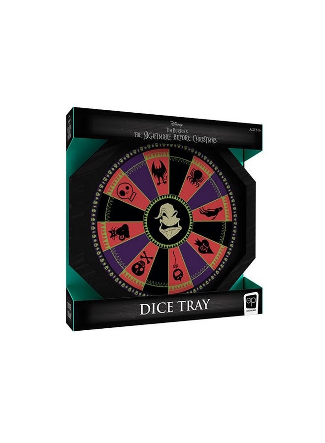 USAopoly Nightmare Before Christmas Dice Tray | Oogie Boogie Roulette Wheel Collectible Dice Tray | Dice Rolling Tray for Dice Games - RPG, D&D, Table Games | Officially Licensed Disney Gift