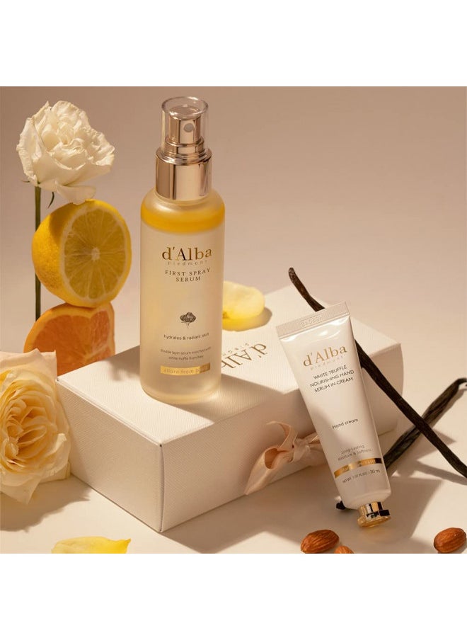 d'Alba Italian White Truffle Vegan Gift Set - First Spray & Nourishing Hand Cream Serum, Mother's Day Skincare - pzsku/Z91F80EB3DCECC2DAAF61Z/45/_/1728309129/05fb7e3f-b685-42cd-b954-6f69a30c86b4