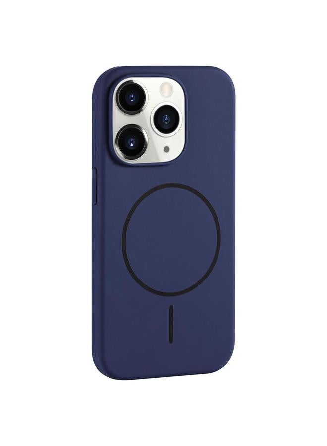 اس-توب جراب لهاتف iPhone 11 Pro Max مزود بكاميرا ذات فتحة كبيرة من MagSafe مصنوع من السيليكون السائل مع تغطية كاملة - Image 1