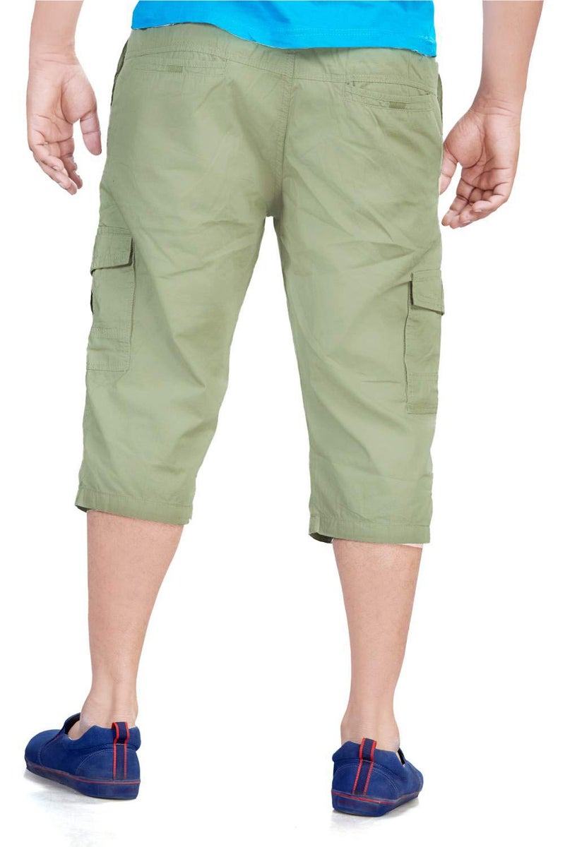 0-DEGREE Men's Regular Fit Three Quarter Shorts Pista 32 Inch Waist - Image 2