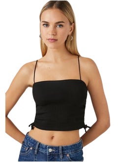 Ribbed Knit Cropped Cami