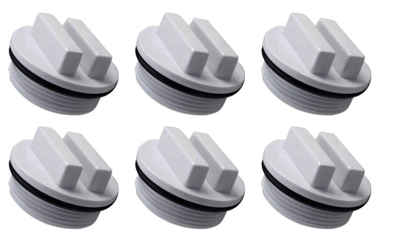 MAKHOON 15 Threaded Pool Spa Return Winterizing Plug Filter Drain Plug SP1022C with ORing for Winterizing Pools During Winter Season and for Most Hayward Pool Filter Drain Plug 6 Pack