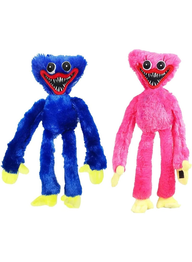 GT-Wheel Huggy Huggies Plush, Christmas Cartoon Plush Toy, Monster Horror   Cute Funny Cartoon(2Pcs Pink+ Blue)  - Image 1