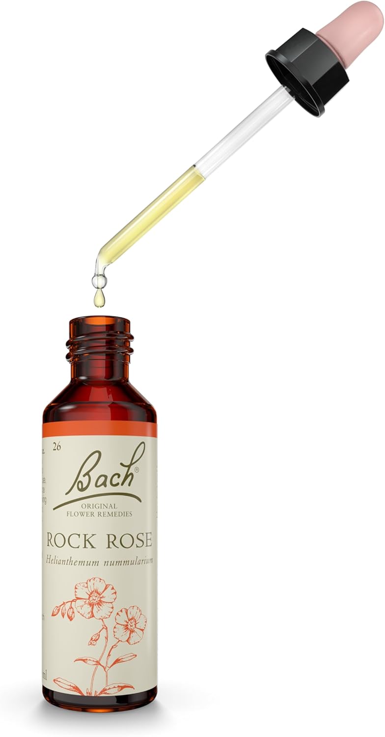 Bach Original Flower Remedies Rock Rose Face Your Fears Be Fearless Emotional Wellness Natural Flower Essence 20ml - Image 3