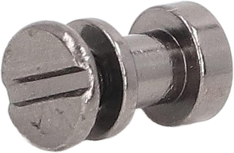 Chicago Screws Binding Posts Nail Rivet Premium Brass Electroplated Uniform Coating Burr Free for Leather Craft DIY Projects 200 Sets Brass Silver Black - Image 2