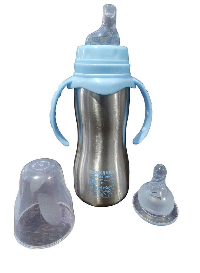 Crawl'in Thermal Insulation Stainless Steel Newborn Baby Feeding Bottle 290ML - Image 3