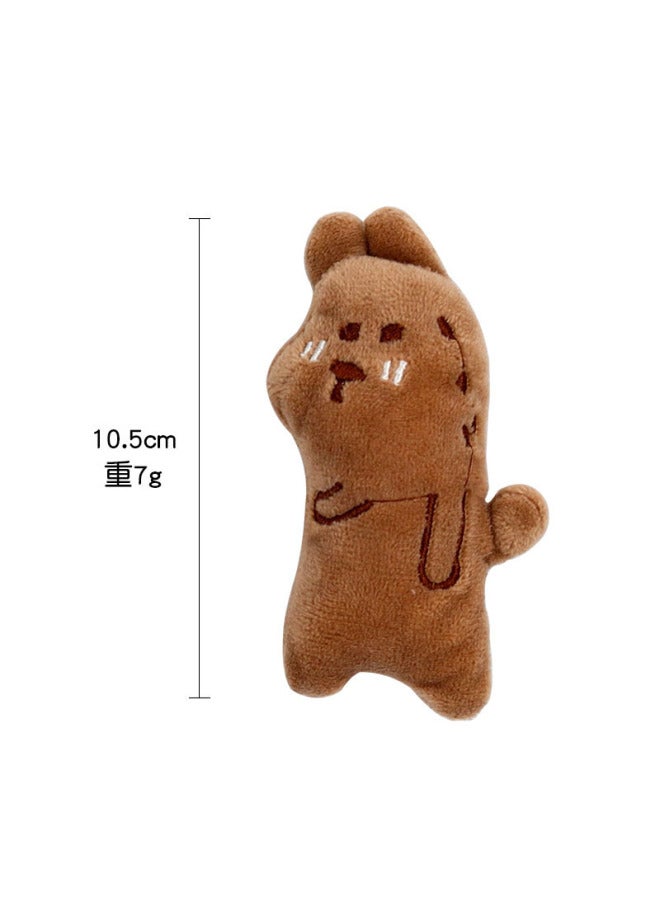 Cat Toy Self-relief Catnip Plush Toy Molar Kitten Fun Cat Stick Cat Supplies Daquan Little Doll - Image 1