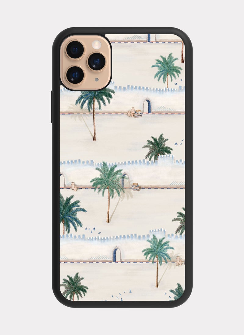 بكسلات كفر ايفون 11 برو سور و نخل بيج - Image 1