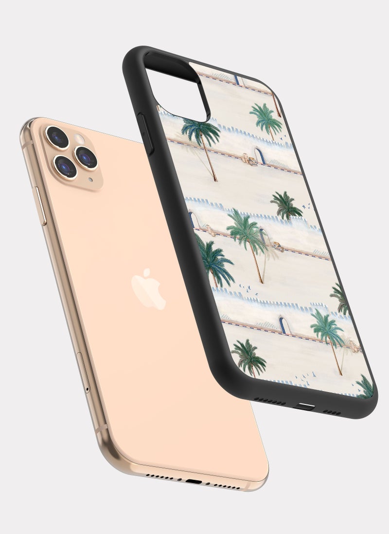 بكسلات كفر ايفون 11 برو سور و نخل بيج - Image 2