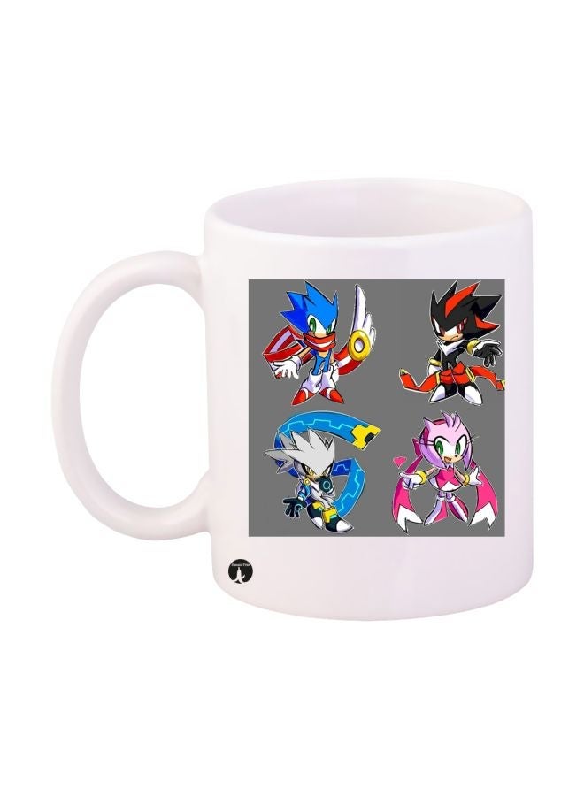 RYN Sonic Video Game Printed Mug Multicolour Standard Size