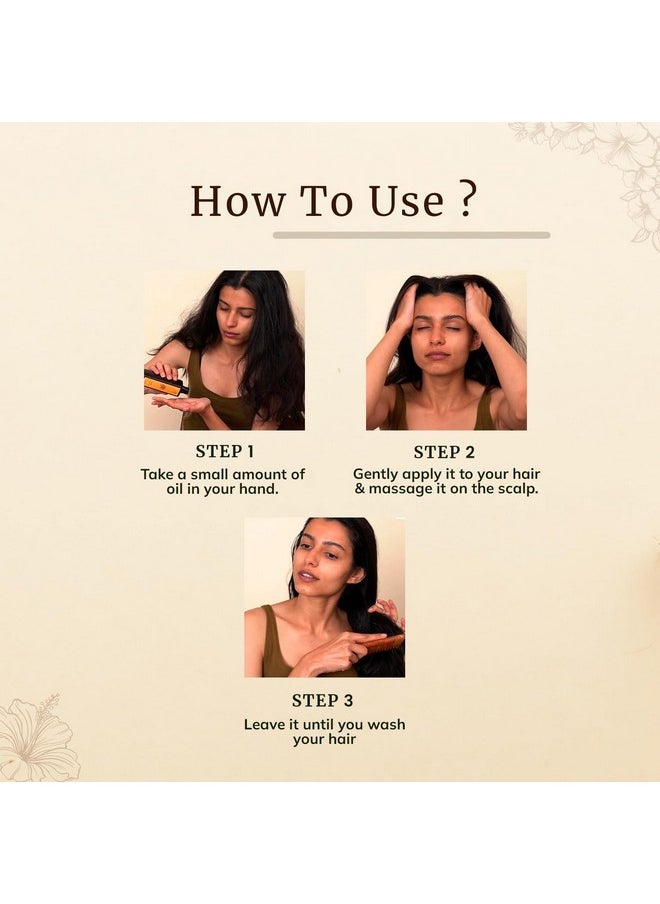 MELLOW - Ayurvedic Sesame Hair Oil For Strong & Shiny Hair With Amla, Shikaki & Bhringraj, Goodness Of 48 Herbal Ingredients, Reduce Hairfall & Dandruff, Ayush Certified [100 Ml] - Image 1