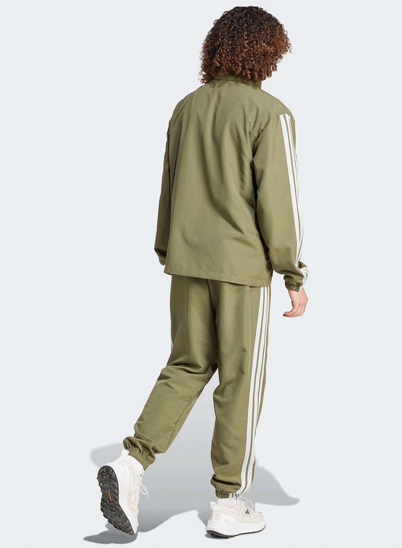 Adidas 3 Stripes Woven Tracksuit - Image 2