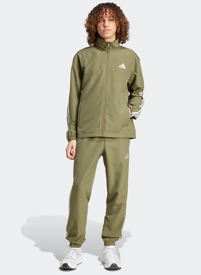 adidas 3 Stripe Woven Tracksuit
