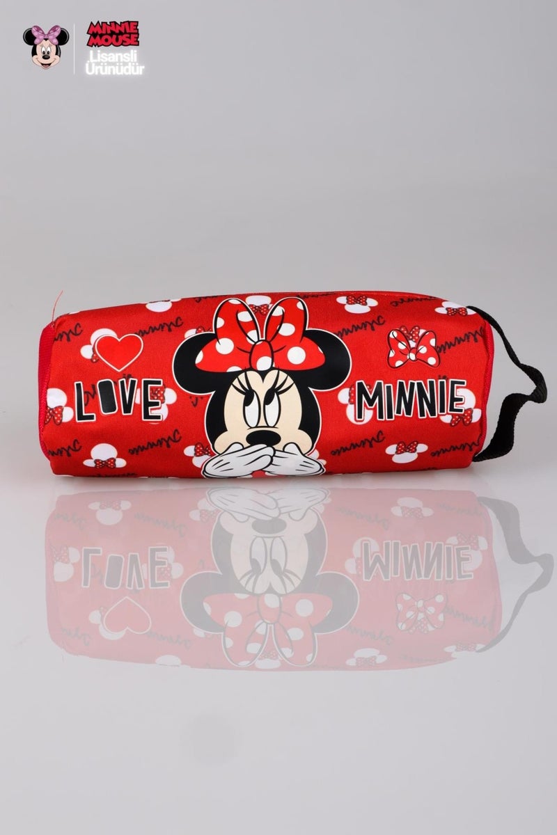 Disney Licensed Minnie Mouse Pencil Bag Loop Iconic Forever  - Image 1