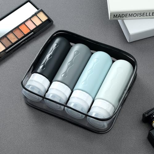Gemice Travel Bottles for Toiletries, Tsa Approved, Travel Size Containers, BPA Free Leak Proof Tubs Refillable Liquid Accessories for Cometic Shampoo and Lotion Soap - Image 2