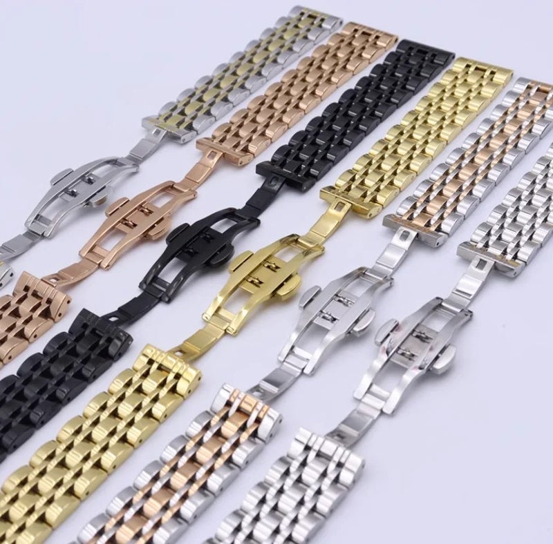 Y&D Hot Selling Stainless Steel 7-Link Metal Watch Strap – Replace the Watch Strap Easily, Fits 10MM to 24MM Watches - Image 5