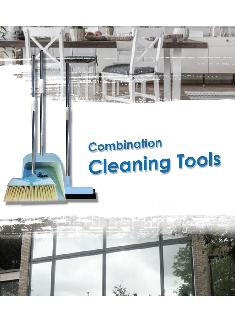 AIWANTO Broom Dustpan and Wiper Combination Cleaning Tools Set  - Image 5