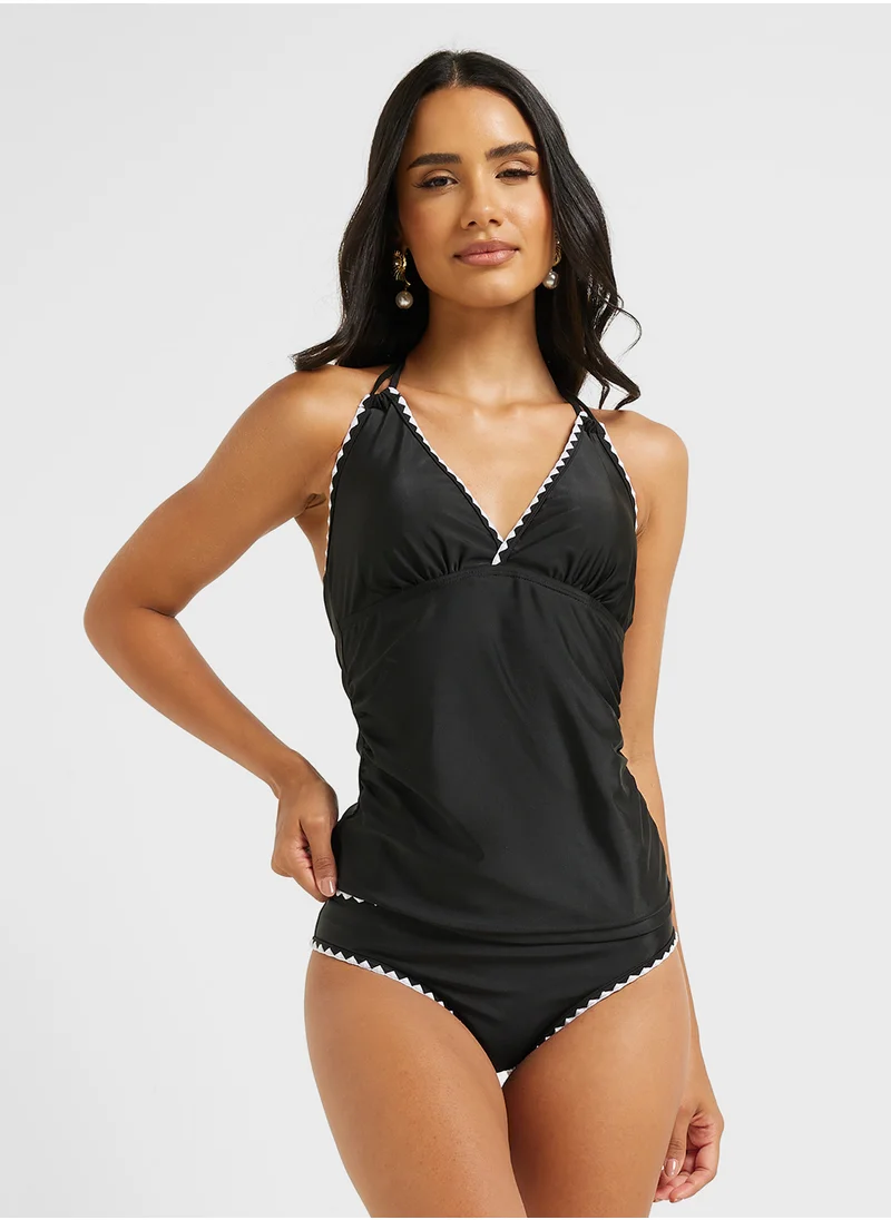 ELLA Halter Neck Top & Bottom Bikini Set