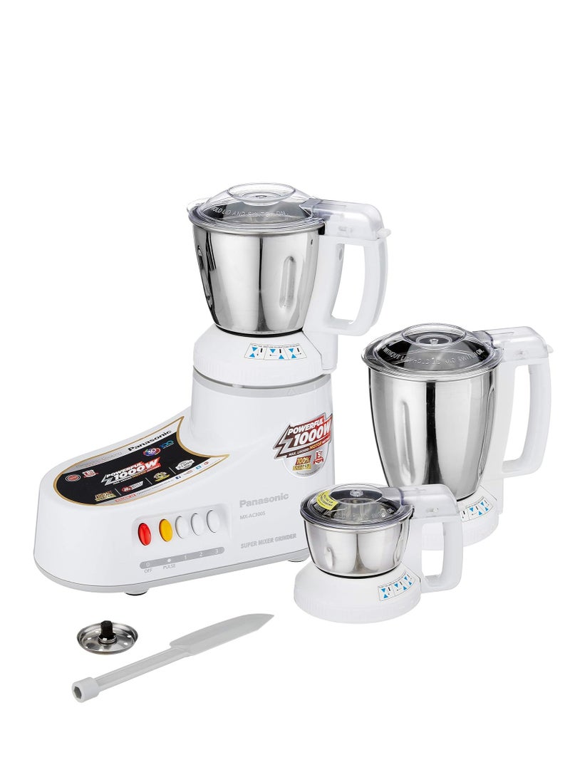 Panasonic MX-AC300S-H 550-watt three-Jar super mixer grinder