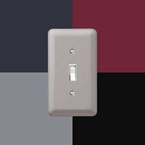 Amerelle Devon Round Corner Triple Rocker Steel Wallplate in Brushed Nickel - Image 4