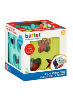 Shape Sorter, Cube Sorting Toy for Learning Shapes, Letters & Numbers, Educational Activity Cube with Bead Maze Toddlers, Pre School Toys, Best Gift Toys for Babies & Toddlers